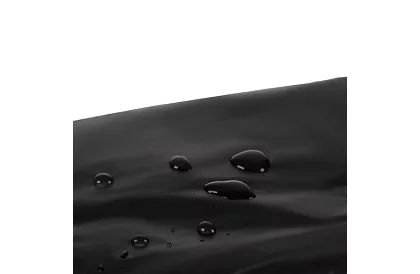 Silná černá oversize pláštěnka