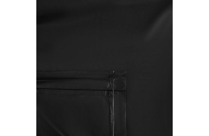 Silná černá oversize pláštěnka