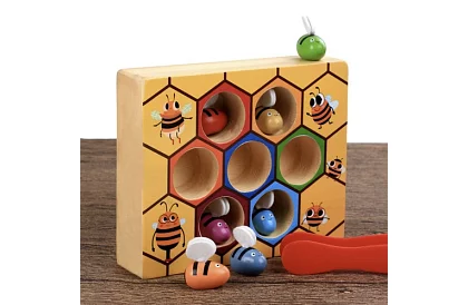Chyť včelku – dřevěná edukativní hra