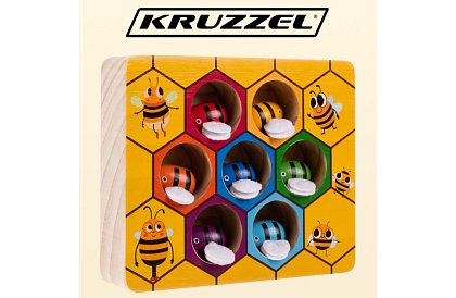 Chyť včelku – dřevěná edukativní hra