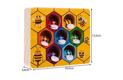 Chyť včelku – dřevěná edukativní hra