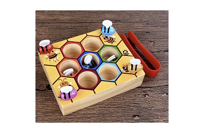 Chyť včelku – dřevěná edukativní hra