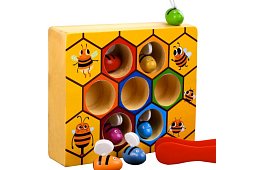 Chyť včelku – dřevěná edukativní hra