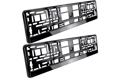 Rámeček pod SPZ – černý – 2 kusy