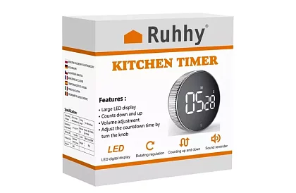 LCD kuchyňská minutka s magnetem