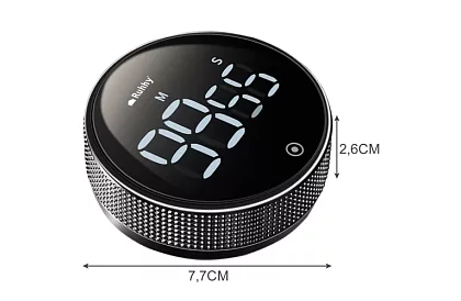 LCD kuchyňská minutka s magnetem