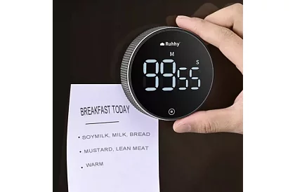 LCD kuchyňská minutka s magnetem