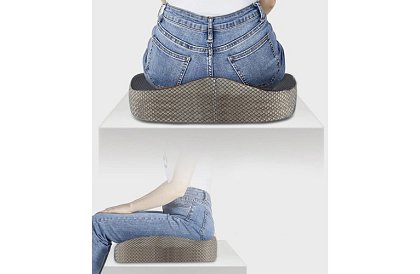 Ortopedický sedák na židli z pamětové pěny