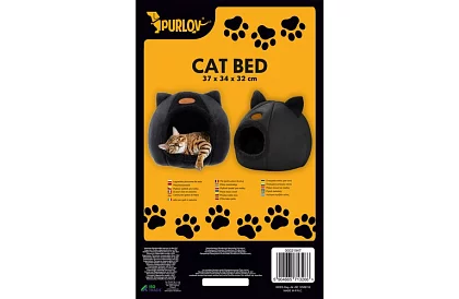 Plyšový pelíšek s oušky - bouda