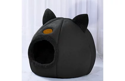 Plyšový pelíšek s oušky - bouda