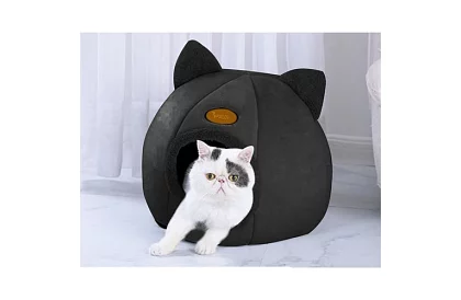 Plyšový pelíšek s oušky - bouda