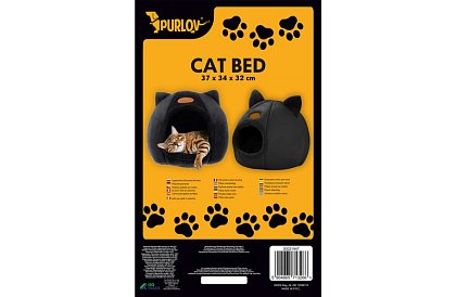 Plyšový pelíšek s oušky - bouda