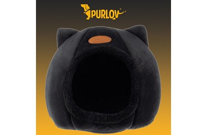 Plyšový pelíšek s oušky - bouda