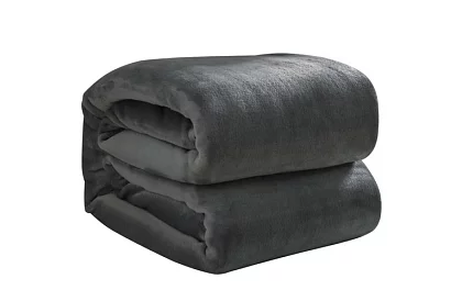 Měkká teplá silná deka 200x160 cm - šedá