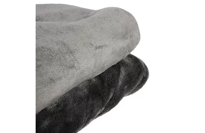 Měkká teplá silná deka 200x160 cm - šedá