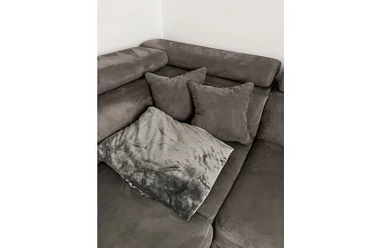 Měkká teplá silná deka 200x160 cm - šedá