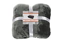 Měkká teplá silná deka 200x160 cm - šedá