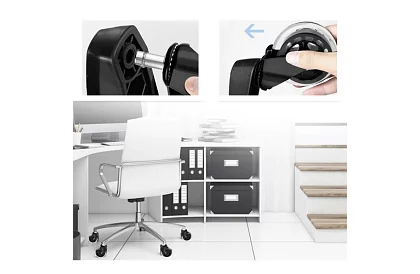 Náhradní gumová kolečka pro židle – sada 5 ks