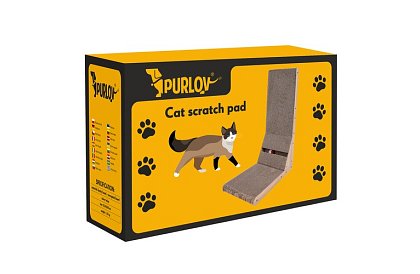 Kočičí škrabadlo s hračkou - DUO