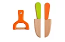 Dřevěná hračka – krájení zeleniny s příslušenstvím - 34 dílů
