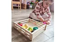 Dřevěná hračka – krájení zeleniny s příslušenstvím - 34 dílů