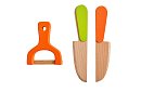 Dřevěná hračka – krájení zeleniny s příslušenstvím - 34 dílů