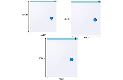 Sada vakuových pytlů – 3 velikosti - 15 ks