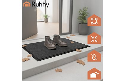 Rohožka – černá -  58,6 x 88,2 cm