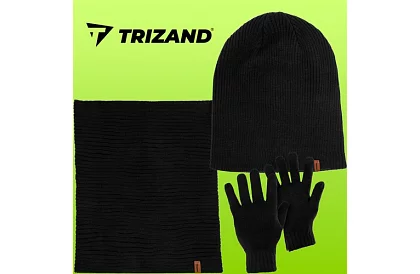 Zimní set Trizand – čepice + nákrčník + rukavice