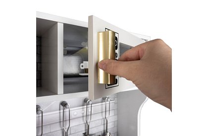 Dřevěná dětská kuchyně XL s příslušenstvím – bílá