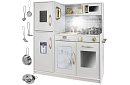 Dřevěná dětská kuchyně XL s příslušenstvím – bílá