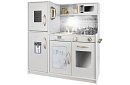 Dřevěná dětská kuchyně XL s příslušenstvím – bílá