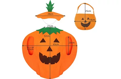 Halloweenský kostým – dýně