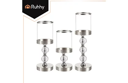 Sada 3 svícnů – Glamour