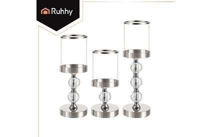 Sada 3 svícnů – Glamour