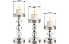 Sada 3 svícnů – Glamour
