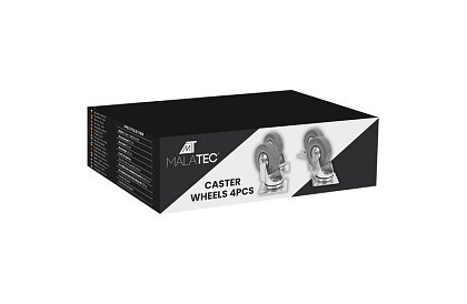 Otočná gumová kolečka – sada 4 kusy