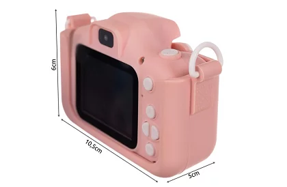 Digitální fotoaparát pro děti s 32GB kartou - růžový