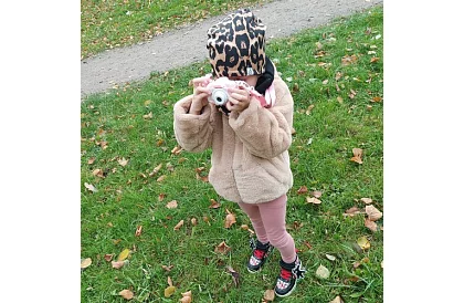 Digitální fotoaparát pro děti s 32GB kartou - růžový