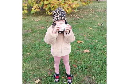 Digitální fotoaparát pro děti s 32GB kartou - růžový