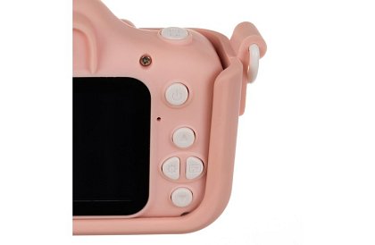 Digitální fotoaparát pro děti s 32GB kartou - růžový