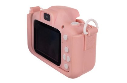 Digitální fotoaparát pro děti s 32GB kartou - růžový