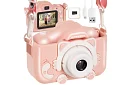 Digitální fotoaparát pro děti s 32GB kartou - růžový
