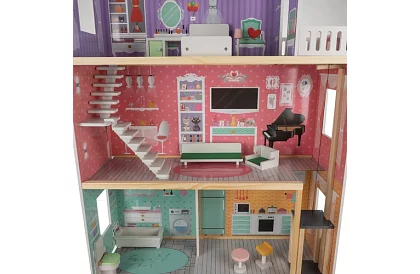 Velký domeček pro panenky 114 cm - s výtahem