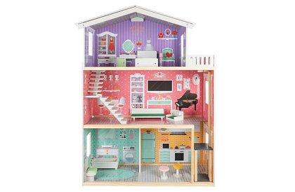 Velký domeček pro panenky 114 cm - s výtahem