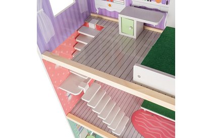 Velký domeček pro panenky 114 cm - s výtahem