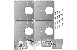 Opravná sada vylomených nábytkových pantů - 4 kusy