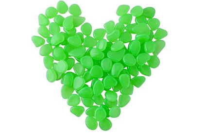 Zářivé fluorescenční kameny - 100 ks