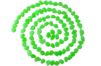 Zářivé fluorescenční kameny - 100 ks