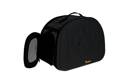 Přepravka - cestovní taška na zvířata - černá